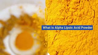 Wholesale Alpha Lipoic Acid Powder (ALA) - Pure, Bulk Ingredient Manufacturer from Cima Science Information