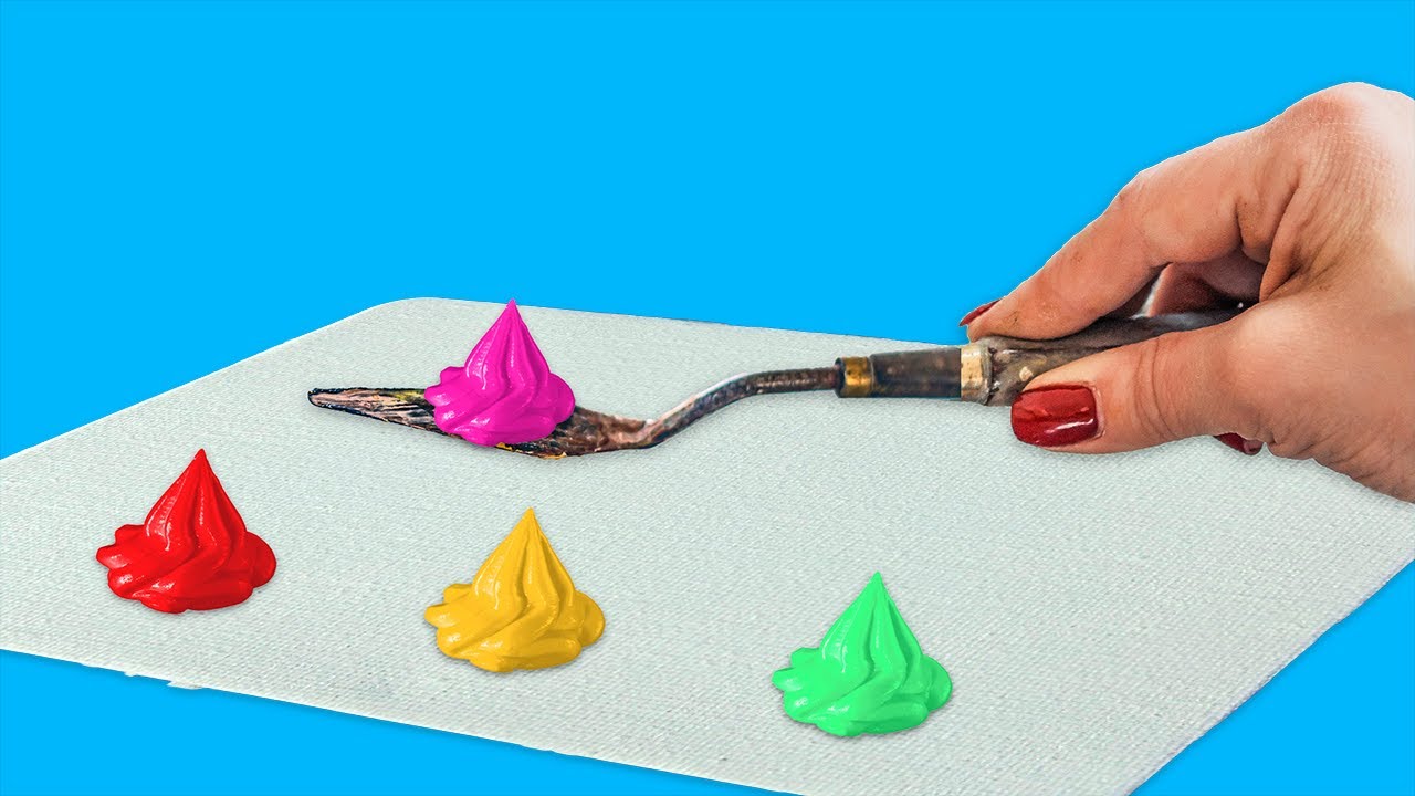 EASY PAINTING FOR BEGINNERS Painting Hacks by 5MInute DECOR! YouTube