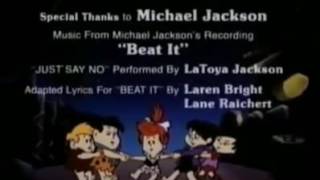 The Flintstone Kids Meet the Michael Jackson Closing (1989)