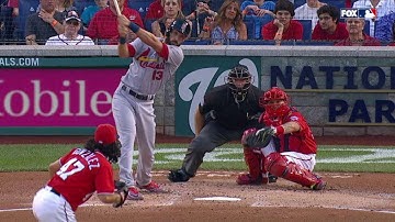 STL@WSH: Carpenter lines an RBI double in the 2nd