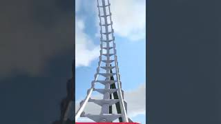 Roller Coaster Action Double Loop Double Corkscrew