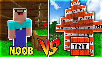 Troll NOOB Bằng NHÀ TNT Trong Minecraft!!