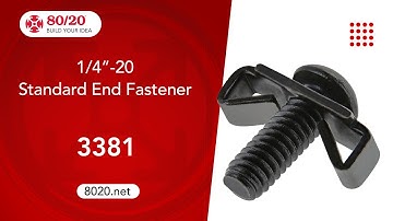 80/20: 10 Series Standard End Fastener (3381)