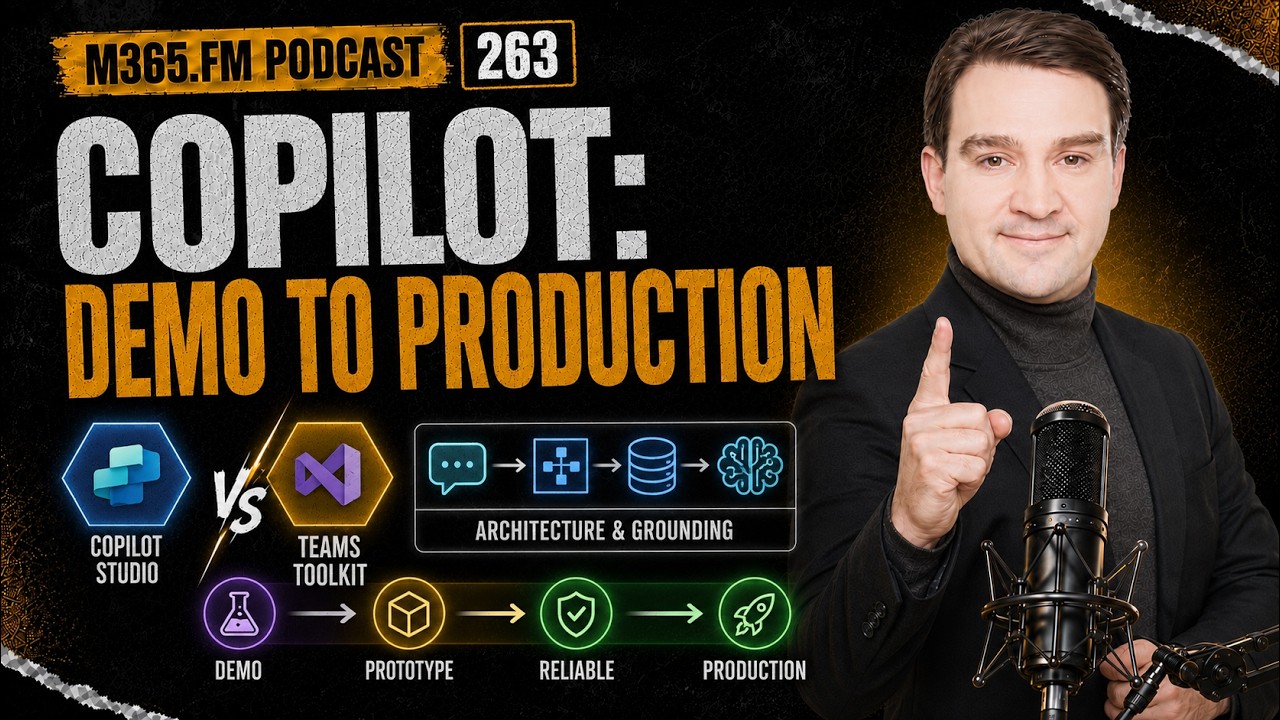Copilot Studio vs Teams Toolkit: Architecture, Grounding & How To Take Copilot From Dem...