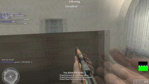 Dreadlord.exas caught using wall hack COD2