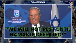 Israeli Spokesperson David Mencer Vows: 'No Peace Until Hamas is Defeated' - Urgent Briefing Update!