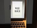 War Hour is my YA Romantic Fantasy set in a world where powers are earned instead of born.