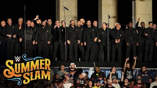 Pat McAfee has a choir assist him in making his entrance: SummerSlam 2022 (WWE Network Exclusive)