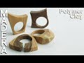 Imitación de madera – Anillos de arcilla polimérica – Tutorial [Sub] | Ana Belchí