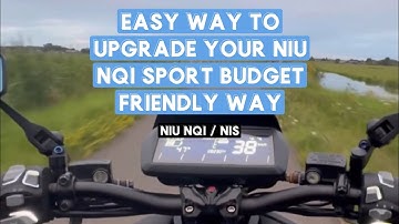 NIU NQI / N1S Dual Battery and Controller Upgrade (80+KMH)