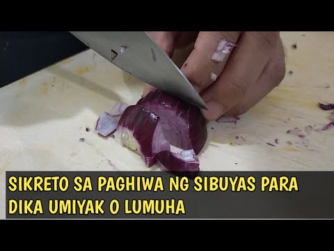 Video: Paano Gumawa Ng Sibuyas Na Hindi Mapait