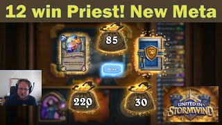 Hearthstone Duels 12 wins Priest Stormwind meta