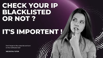 How to check your IP is blacklisted or not