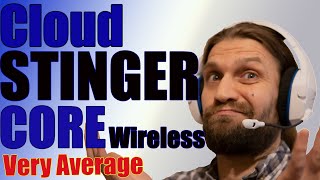 HyperX Cloud STINGER CORE Wireless Gaming Headset Mic test and Review