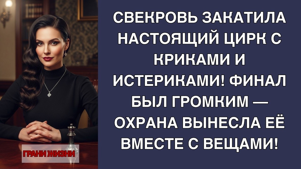 Свекровь устроила цирк! Охрана вынесла её с вещами! интересные рассказы жизненные истории новые