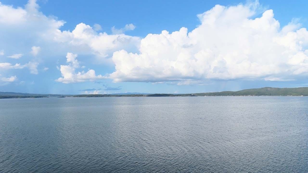 TAOYA和倉の客室（601号室）からの眺望