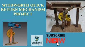 Whitworth quick return mechanism model project
