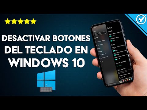 ¿Cómo desactivar botones del teclado en WINDOWS 10? - Personaliza tu PC