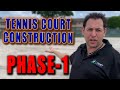 HOW TO BUILD HIGH-QUALITY TENNIS COURTS: Step-by-Step Guide to Tennis Construction - PHASE 1