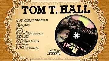 Tom T Hall Greatest Hits- Greatest Old Country music hits - Male Country Music singers