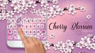 Cherry Blossom Keyboard Theme screenshot 2