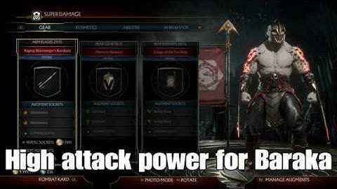 Mortal Kombat 11 - boss slayer Baraka - AWESOME KO-OP group battle build