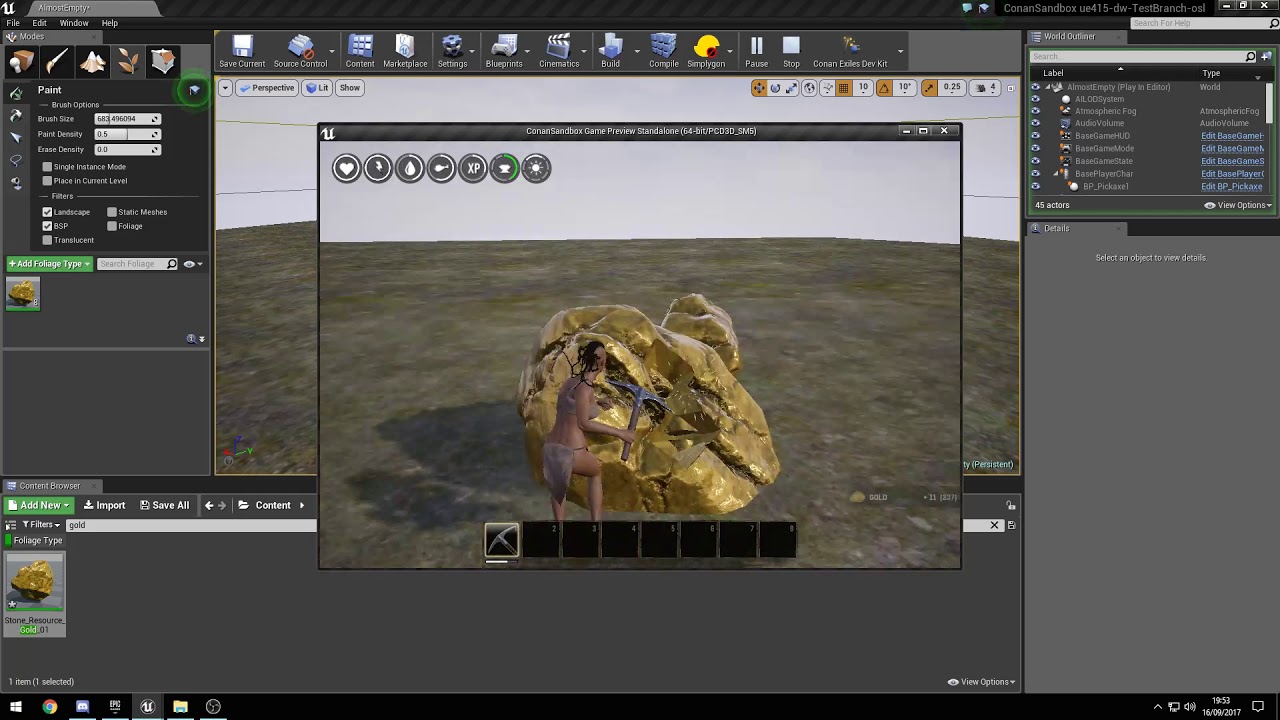 Conan Exile - Gold Ore Mod
