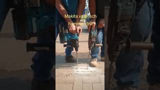 Makita VS Bosch hammer drill!