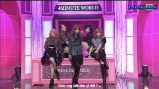 [Vietsub] 140320 M!Countdown - I'll Teach You + Come In + Whatcha Doin' Today @ 4Minute