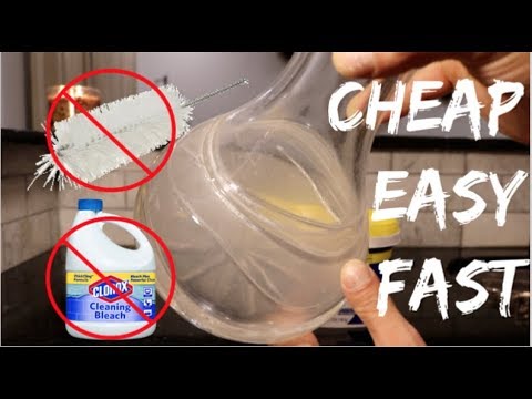 How To Clean Your Glass Base | Cleaning Hack | No Scrubbing!