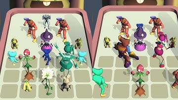 Poppy Playtime Chapter 5  - Merge Master Monster Battle, Squid Girl Monster vs Poppy Playtime