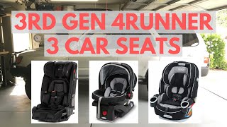 Fitting 3 car seats in the back of my 4runner is a challenge but i
have solution. it beats buying another and allows me to keep enjoying
4runner! di...