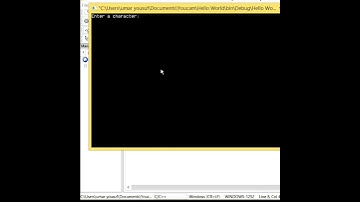 How to Display ASCII Value of a Character in C #shorts