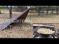 【秋のソロキャンプ】日帰りソロキャンプ　/固形燃料でスキレット使うのはやめた方がいい / Solo Camping : DD Tarp and Dumplings