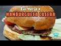 HAMBURGUESA CASERA SÚPER FÁCIL