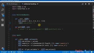 Hands - On Reinforcement Learning with Python: Create a Bandit with 4 Arms| packtpub.com