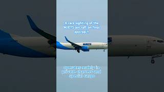 FULL☝️| A rare sighting of the MJETS aircraft on final approach #airplane #planespotting #usa