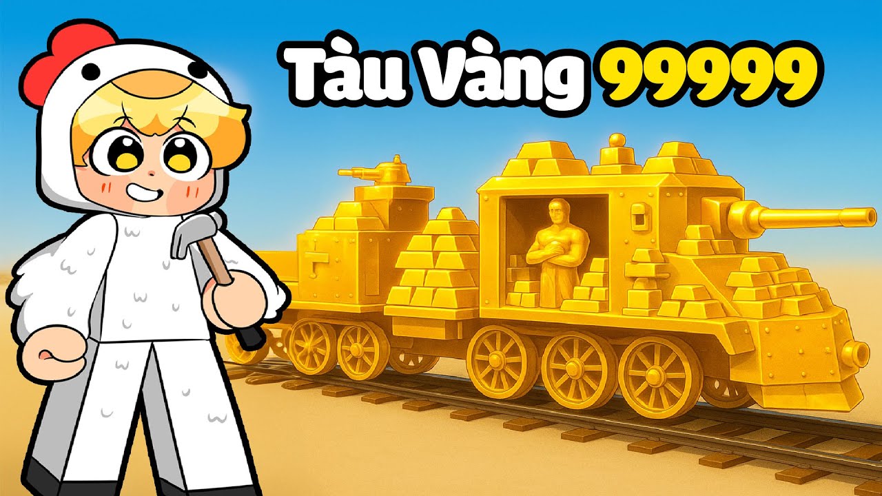 Tô Gà Xây Chiếc Tàu Nhiều Vàng Nhất Trong Roblox Deadrails