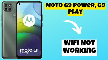Wifi Not Working || Wifi not connecting problem || Wifi not showing problem Moto G9 Power, G9 Play