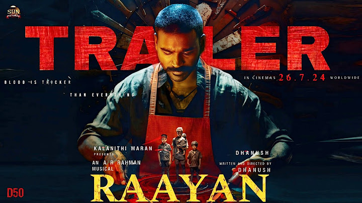 RAAYAN - Official Trailer | Dhanush | Sun Pictures | A.R. Rahman