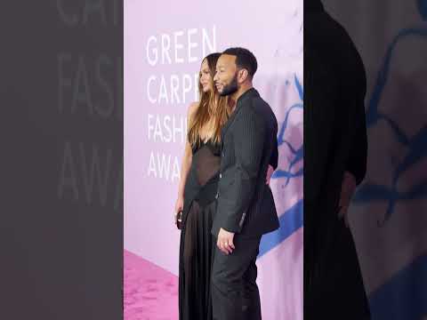 Zendaya, Chrissy Teigen, John Legend at Green Carpet Fashion Awards #Shorts