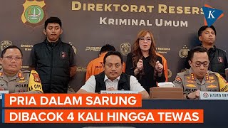 Kronologi Pria Dibacok Sepupu hingga Tewas, Jasadnya Dibungkus Sarung lalu Dibuang