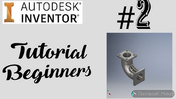 Autodesk Inventor Tutorial | Practice Exercise# 2 (Design of Elbow)