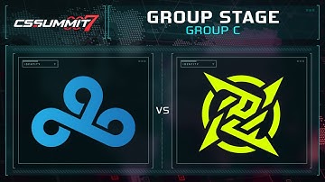 Cloud9 vs NiP (Dust 2) - cs_summit 7: Group Stage - Game 1