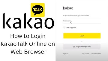 How to Login KakaoTalk Online on Web Browser from PC? KakaoTalk Sign In Tutorial