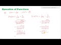 Pre calculus for Engineers - (Module 5 Type and operations of functions)