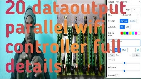 20 dataoutput wifi  multi language parallel building controller full details connection dmx