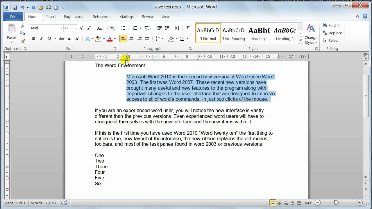 Microsoft Word 2010 Paragraph formatting - Tutorial 12 ...