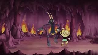 The Cuphead Show Scene Chalice And The Devil Dancing Together