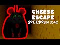 Roblox cheese escape speedrun 342 solo